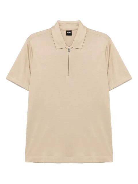 half-zip polo shirt by HUGO BOSS
