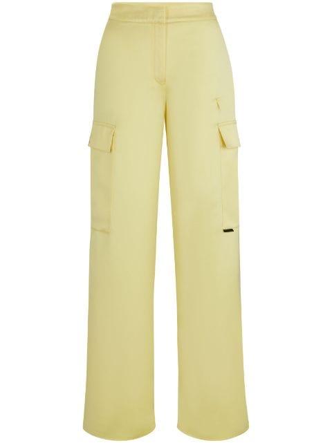 high-waisted straight trousers by HUGO BOSS