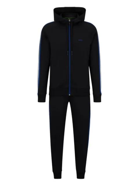 hoodied stripe tracksuit by HUGO BOSS