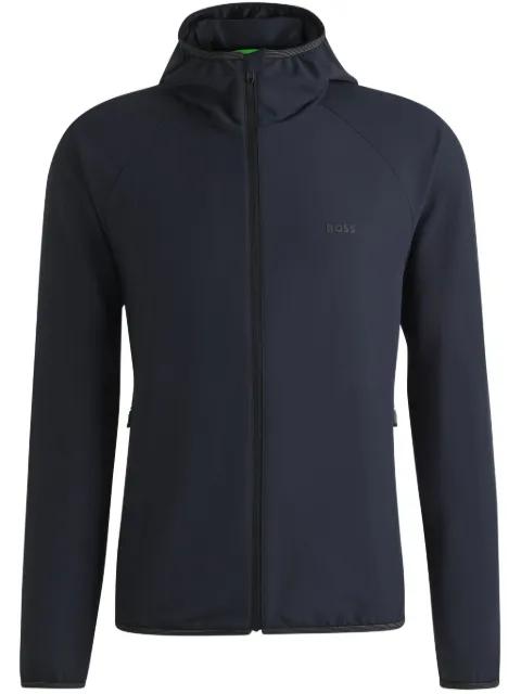 hoodied zip-up jacket by HUGO BOSS