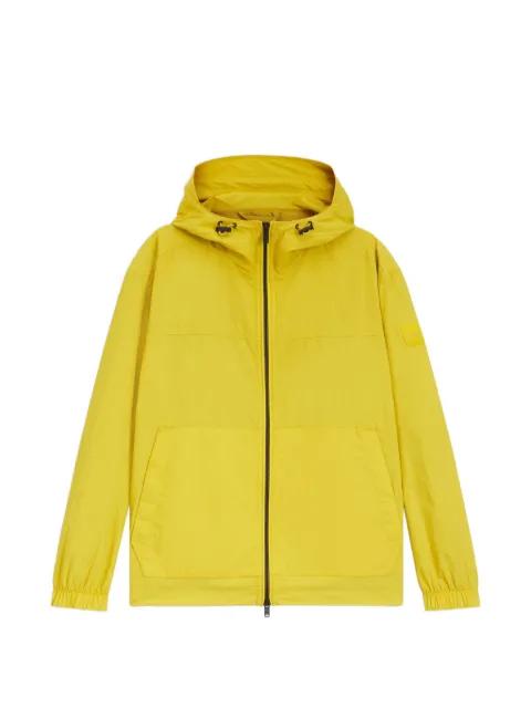 hoodied zip-up raincoat by HUGO BOSS