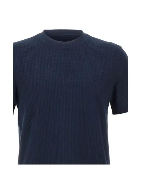 jacquard-check T-shirt by HUGO BOSS