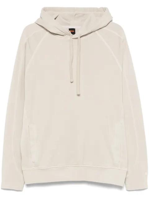 jersey-texture hoodie by HUGO BOSS