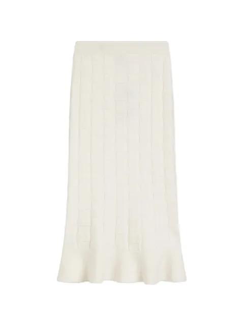 knitted woven midi skirt by HUGO BOSS