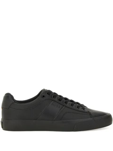 lace-up panelled sneakers by HUGO BOSS