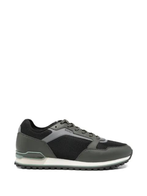 lace-up panelled sneakers by HUGO BOSS
