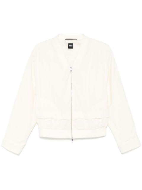 layered-effect bomber jacket by HUGO BOSS