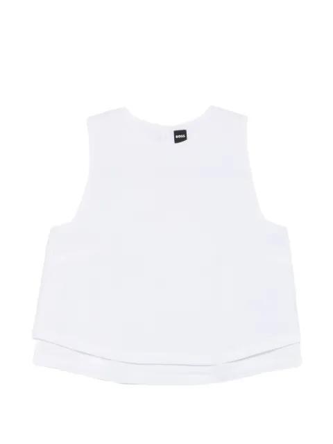 layered sleeveless top by HUGO BOSS