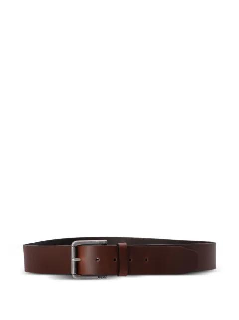 leather buckle belt by HUGO BOSS