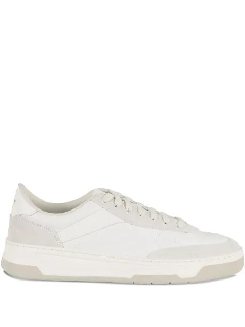 leather lace-up low-top sneakers by HUGO BOSS