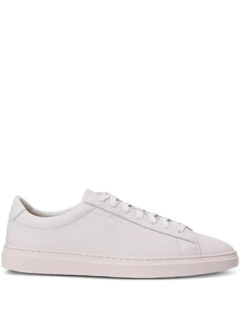 leather lace-up sneakers by HUGO BOSS