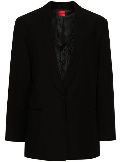 logo-appliqué blazer by HUGO BOSS