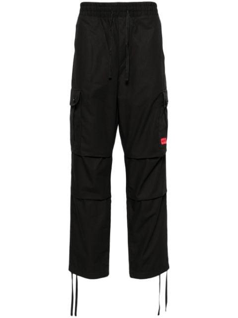 logo-appliqué cargo trousers by HUGO BOSS