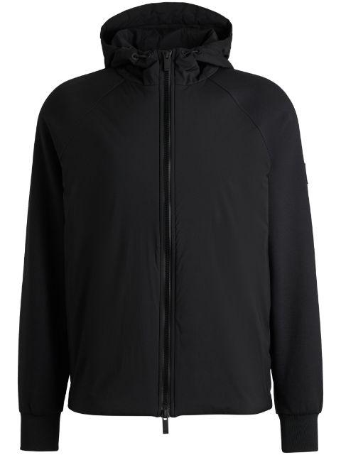 logo-appliqué hoodied jacket by HUGO BOSS