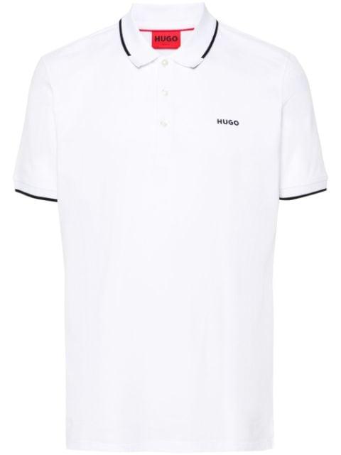 logo-appliqué polo shirt by HUGO BOSS