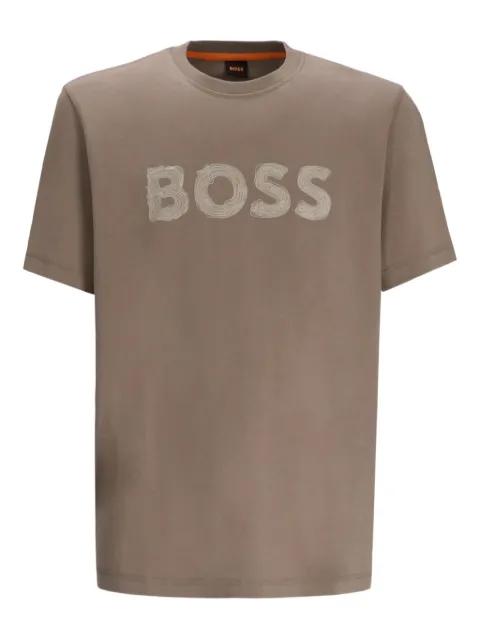 logo artwork T-shirt by HUGO BOSS