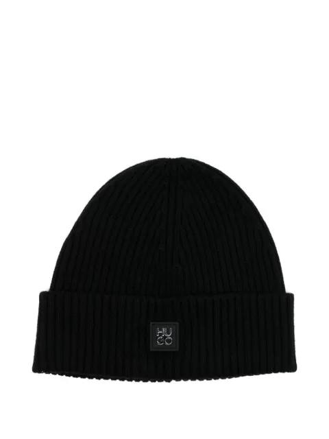 logo-badge beanie by HUGO BOSS