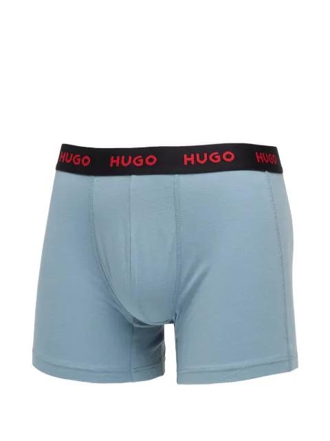 logo boxer briefs (set of three) by HUGO BOSS