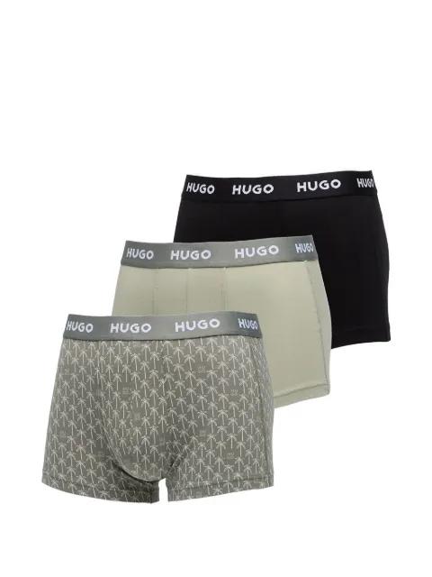 logo boxer briefs (set of three) by HUGO BOSS
