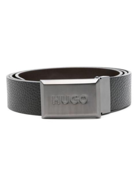 logo-buckle belt by HUGO BOSS