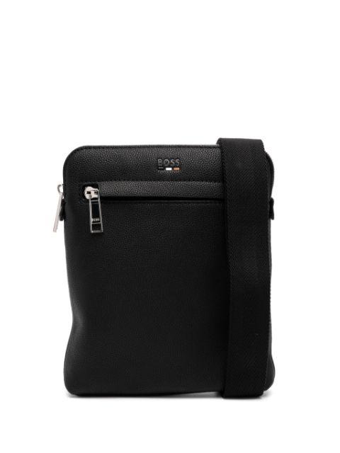 logo-debossed messenger bag by HUGO BOSS