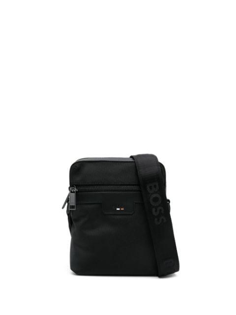 logo-debossed messenger bag by HUGO BOSS