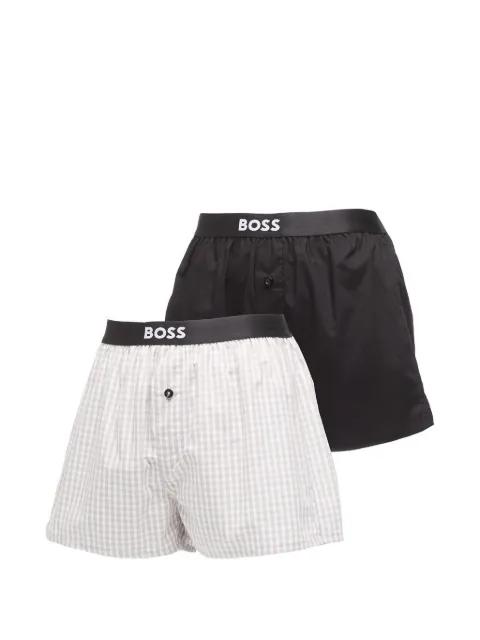 logo-detail boxers (set of two) by HUGO BOSS