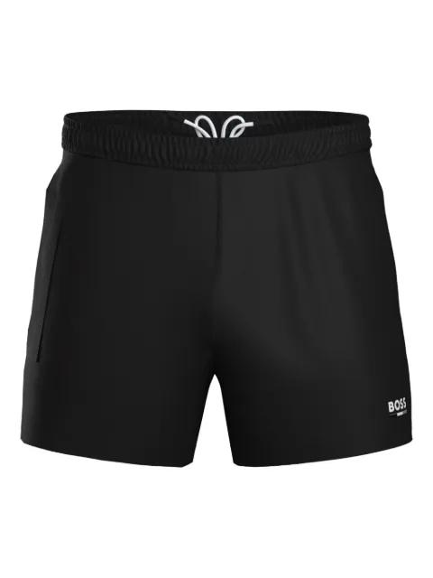 logo-detail drawstring swim shorts by HUGO BOSS