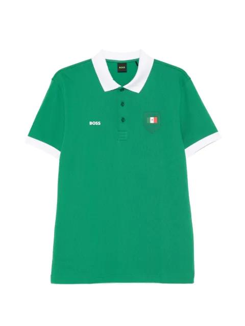 logo-detail polo shirt by HUGO BOSS