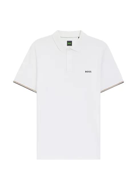 logo-detail polo shirt by HUGO BOSS