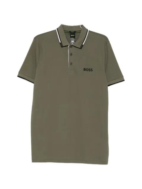 logo-detail polo shirt by HUGO BOSS