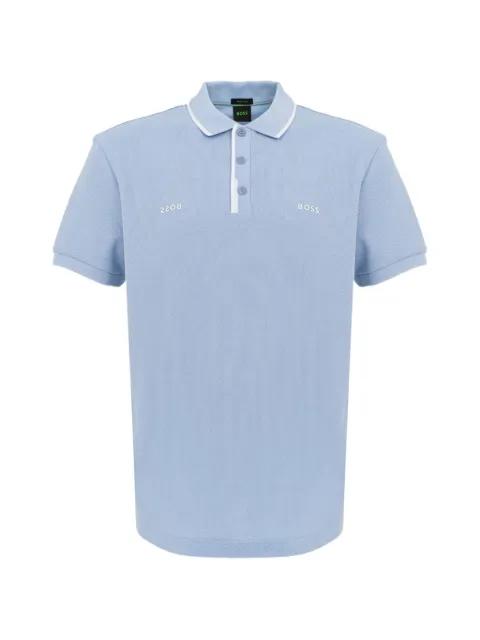 logo-detail polo shirt by HUGO BOSS