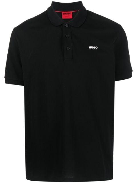 logo-detail polo shirt by HUGO BOSS