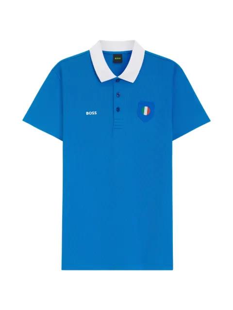 logo-detail polo shirt by HUGO BOSS