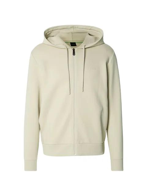 logo-detail zip-up hoodie by HUGO BOSS