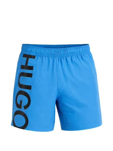 logo elasticated swim trunks by HUGO BOSS