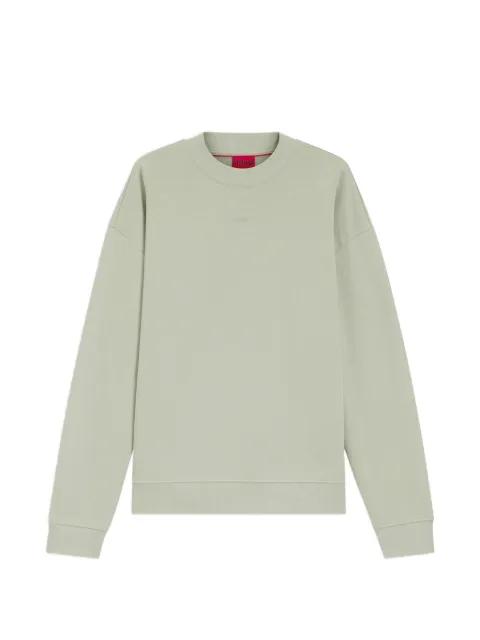 logo-embossed dropped-shoulder sweatshirt by HUGO BOSS