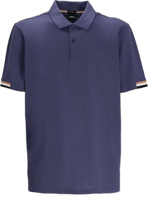 logo-embossed polo shirt by HUGO BOSS