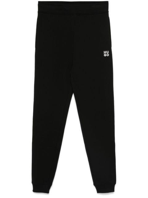 logo-embroidered cotton track pants by HUGO BOSS