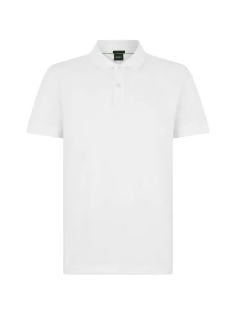 logo-embroidered polo shirt by HUGO BOSS
