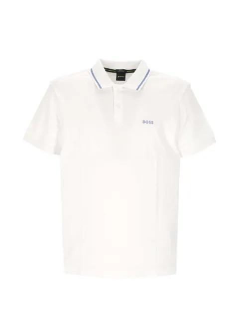 logo-embroidered  polo shirt by HUGO BOSS