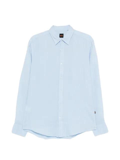 logo-embroidered shirt by HUGO BOSS