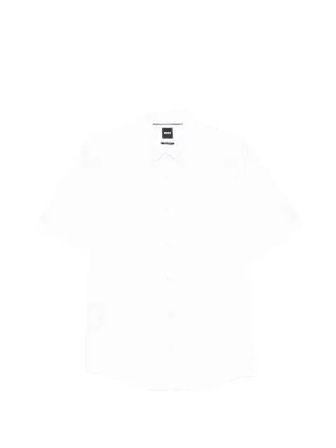 logo-embroidered shirt by HUGO BOSS