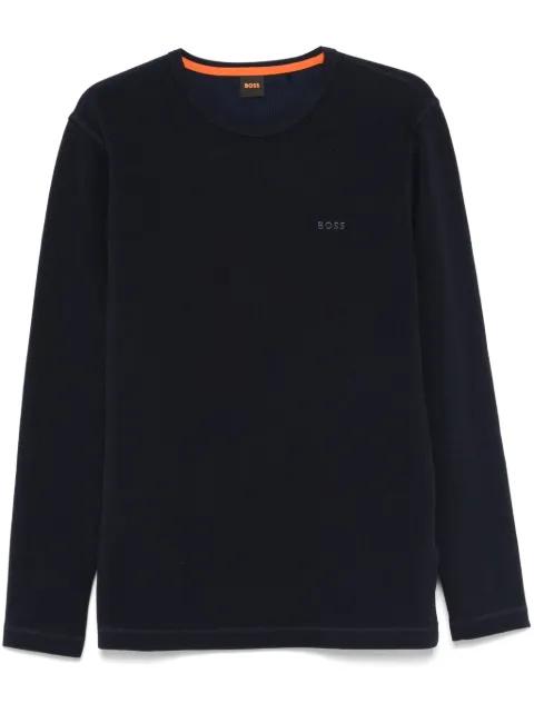 logo-embroidered sweater by HUGO BOSS