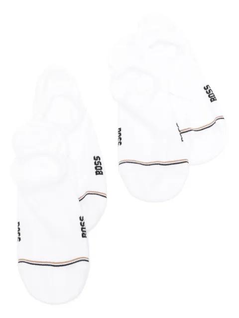 logo-intarsia socks (pack of two) by HUGO BOSS