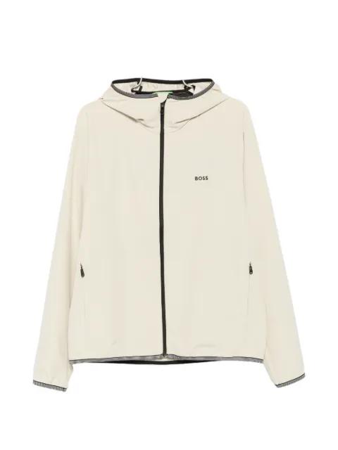 logo-motif hoodied jacket by HUGO BOSS