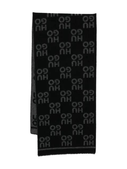 logo-motif scarf by HUGO BOSS