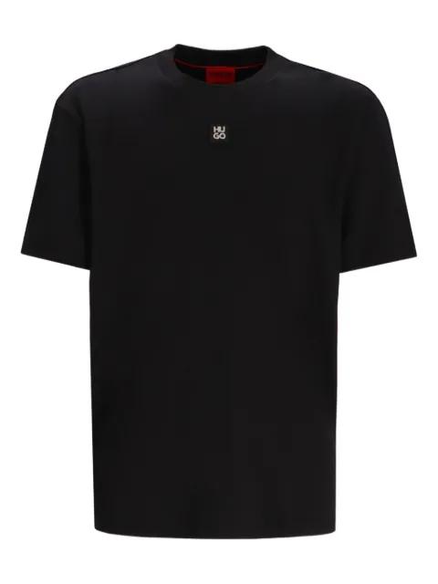 logo-patch cotton T-shirt by HUGO BOSS