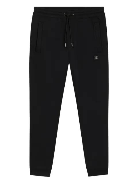 logo-patch drawstring-waistband track pants by HUGO BOSS