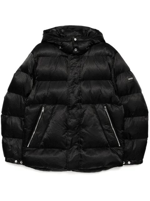 logo-patch padded jacket by HUGO BOSS